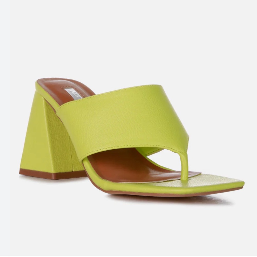 Primark Lime Green Heels Size 9